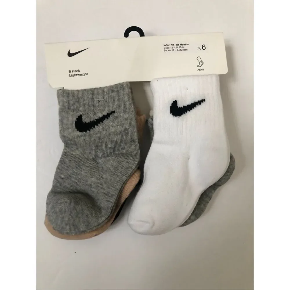 Nike Baby Socks 6-pack size 12-24 Months